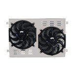 Performance Aluminum Radiator Shroud with Dual Fans
