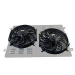 Performance Aluminum Radiator Shroud with Dual Fans