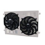 Performance Aluminum Radiator Shroud with Dual Fans