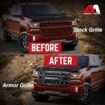 Chevrolet Silverado 1500 Armor Grille with LED Lights