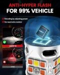 LASFIT 3157 Switchback LED Bulbs - Pack of 2