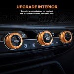 Honda Civic & CRV Accessories - 11pcs Knob Cover (Orange)