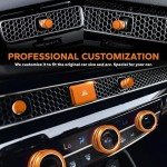 Honda Civic & CRV Accessories - 11pcs Knob Cover (Orange)