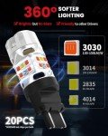 LASFIT 3157 Switchback LED Bulbs - Pack of 2