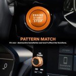 Honda Civic & CRV Accessories - 11pcs Knob Cover (Orange)