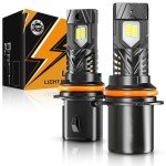 Auxbeam 9007 HB5 Wireless Fog Light, 120W 30000LM