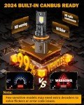 Auxbeam 9007 HB5 Wireless Fog Light, 120W 30000LM