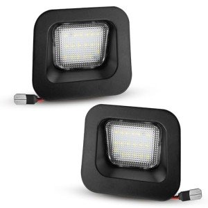 LESAUCE Full LED License Plate Lights for Dodge RAM
