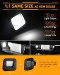 LESAUCE Full LED License Plate Lights for Dodge RAM