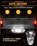 LESAUCE Full LED License Plate Lights for Dodge RAM