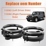 Jeep Wrangler Headlight Bulb Brackets (1997-2006)
