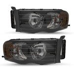 TUSDAR Headlight Assembly for 02-05 Dodge Ram