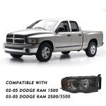 TUSDAR Headlight Assembly for 02-05 Dodge Ram