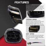 Custom Smoked LED Tail Lights for Harley Motorcycles