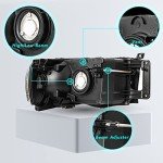 TUSDAR Headlight Assembly for 02-05 Dodge Ram
