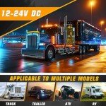 Amber Strobe & Marker Lights for Trailers and Trucks