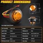 Amber Strobe & Marker Lights for Trailers and Trucks