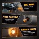 Amber Strobe & Marker Lights for Trailers and Trucks