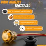Amber Strobe & Marker Lights for Trailers and Trucks