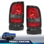 Dodge Ram 1500/2500/3500 Tail Light Assembly Pair
