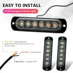 20 Pack LED Strobe Lights for Vehicles