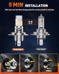 Super Bright H4/9003 Fog Light Bulbs - Pack of 2