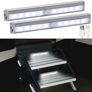 Motion Activated LED RV Step Lights (2 Pack)