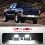 Toyota Tacoma & Tundra License Plate Lights - 6000K