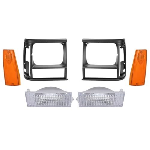 HECASA Headlight Bezels for Jeep Cherokee & Comanche