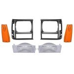 HECASA Headlight Bezels for Jeep Cherokee & Comanche