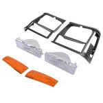 HECASA Headlight Bezels for Jeep Cherokee & Comanche