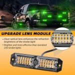 12-LED Emergency Strobe Light Kit for Vehicles