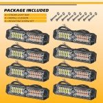 12-LED Emergency Strobe Light Kit for Vehicles