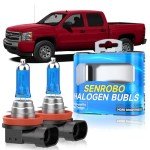SENROBO Super Bright Halogen Headlight Bulbs - H11/H9/H8