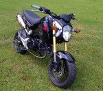 Carbon Fiber Headlight Cover for Honda Grom 2013-2016