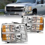 Chevy Silverado Headlight Assembly Replacement Pair