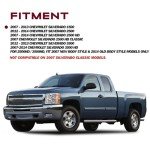 Chevy Silverado Headlight Assembly Replacement Pair