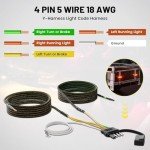 Oyviny 22FT 4 Pin Trailer Wiring Harness Kit