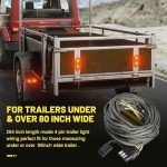 Oyviny 22FT 4 Pin Trailer Wiring Harness Kit