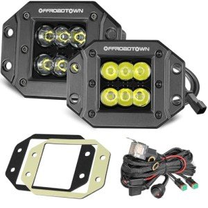 Offroadtown 5" LED Flush Mount Lights with Wiring