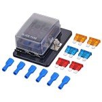 6-Way Fuse Block with LED Warning Light Kit