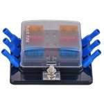 6-Way Fuse Block with LED Warning Light Kit