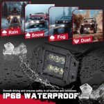 Offroadtown 5" LED Flush Mount Lights with Wiring