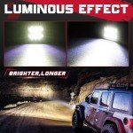 Offroadtown 5" LED Flush Mount Lights with Wiring