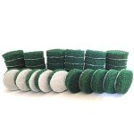 30PCS Headlight Restoration Scrubber Pad Kit