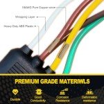 26FT 4 Pin Trailer Wiring Harness Kit