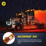 Nilight 4PCS 3.9 Inch LED Trailer Marker Lights
