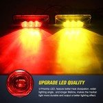 Nilight 4PCS 3.9 Inch LED Trailer Marker Lights
