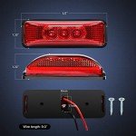 Nilight 4PCS 3.9 Inch LED Trailer Marker Lights