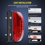 Nilight 4PCS 3.9 Inch LED Trailer Marker Lights